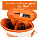 Tirrinia 2 Bottle Insulated Wine Bag – Stylish Wine Tote for Travel, Picnic & Gifting side view