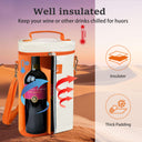 Tirrinia 2 Bottle Insulated Wine Bag – Stylish Wine Tote for Travel, Picnic & Gifting detail view