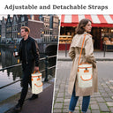 Tirrinia 2 Bottle Wine Gift Tote Carrier with Pocket product image 34