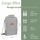 Tirrinia 2 Bottle Wine Cooler Bag For Park