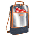 Tirrinia 2 Bottle Wine Carrier Bag for Picnic front view