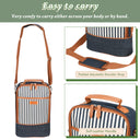 Tirrinia 2 Bottle Wine Carrier Bag for Picnic product image 7