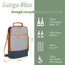 Tirrinia 2 Bottle Wine Carrier Bag for Picnic product image 10