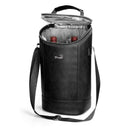 Tirrinia 2 Bottle Wine Carrier Bag, Insulated Wine Tote Cooler Bag with Shoulder Strap, for Travel, Picnic, BYOB & Christmas - Perfect Gift for Wine Lovers, Brown