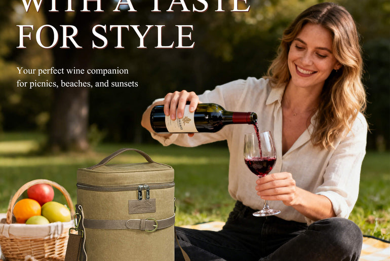 Tirrinia Vintage Canvas 4-Bottle Wine Tote — For Gatherings That Deserve Good Taste product image 5