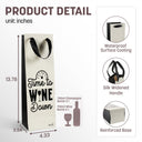 Tirrinia 12pcs Silk Handles Recyclable Paper Wine Gift Bags front view