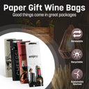 Tirrinia 12pcs Silk Handles Recyclable Paper Wine Gift Bags product image 6