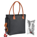 Tirrinia Insulated Wine Purse Tote Bag with Hidden Spout, Leakproof Purse Carrier Holds 2 Bottles (1.5L), Beach Cooler for Tr