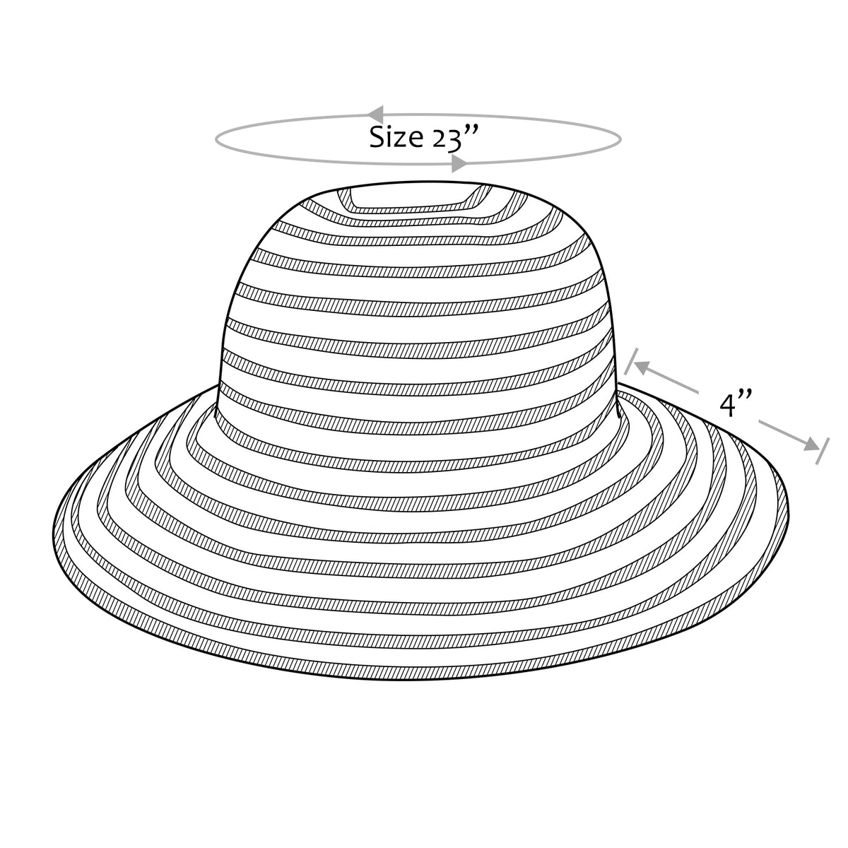 Tirrinia Striped Straw Hat product image 13