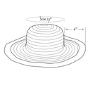 Tirrinia Womens Striped Straw Hat for Summer product image 6