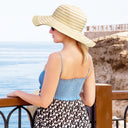 Tirrinia Womens Striped Straw Hat for Summer product image 18