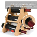 Tirrinia Bamboo Christmas Tree Wine Rack