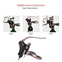 Kato by Tirrinia 7-Piece Rabbit Wine Opener Set – Professional Wine Accessories Gift Box