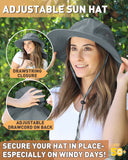 Tirrinia Wide Brim Hat with Neck Flap front view
