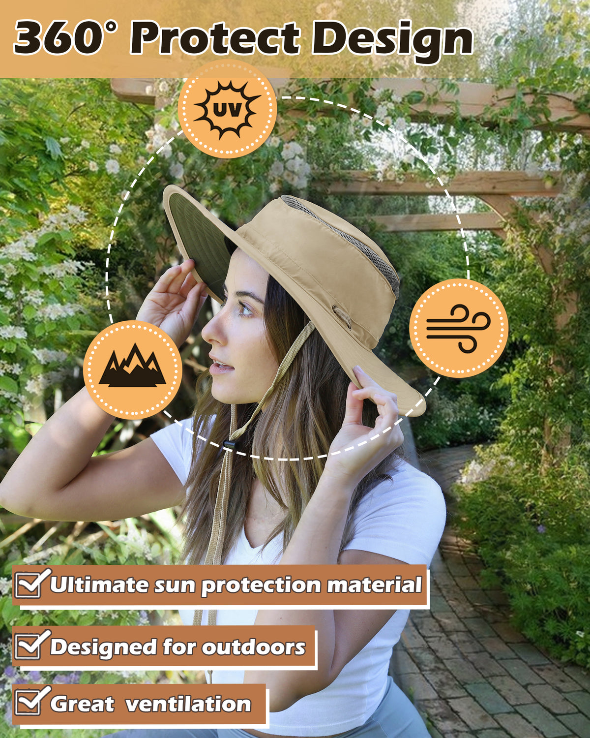 Tirrinia Wide Brim Boonie Hat product image 7