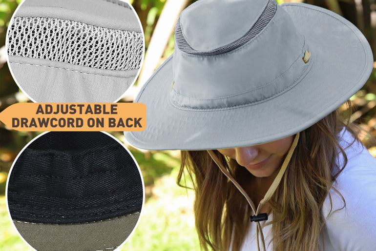 Tirrinia Wide Brim Boonie Hat side view