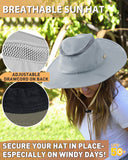 Tirrinia Wide Brim Boonie Hat side view