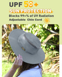 Tirrinia Wide Brim Boonie Hat back view
